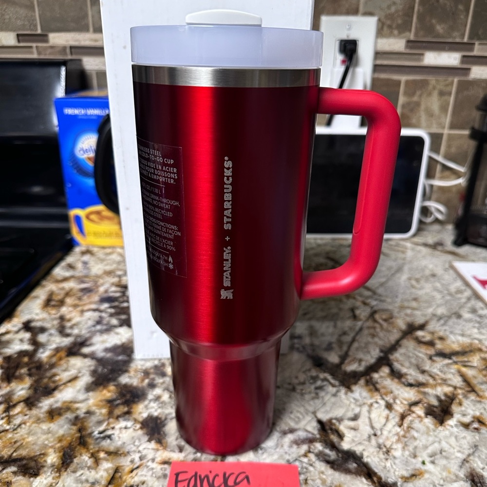 NWT Stanley Starbucks Red- with swapped lid!